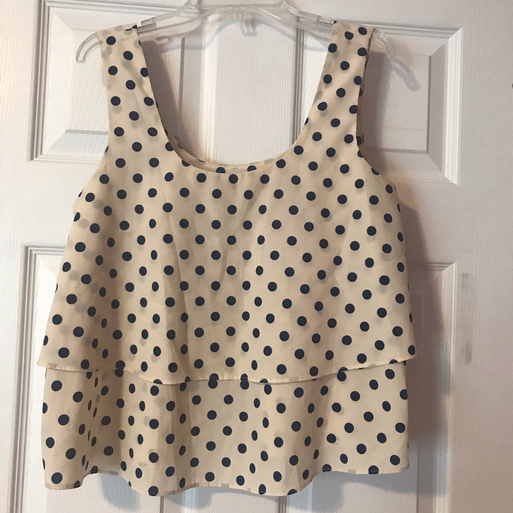 Forever 21 Polka Dot Sleeveless Top